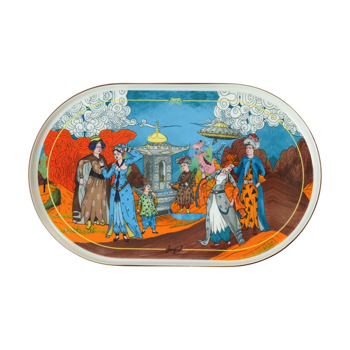 Porselen Paylaşım Tabağı / Porcelain Sharing Plate