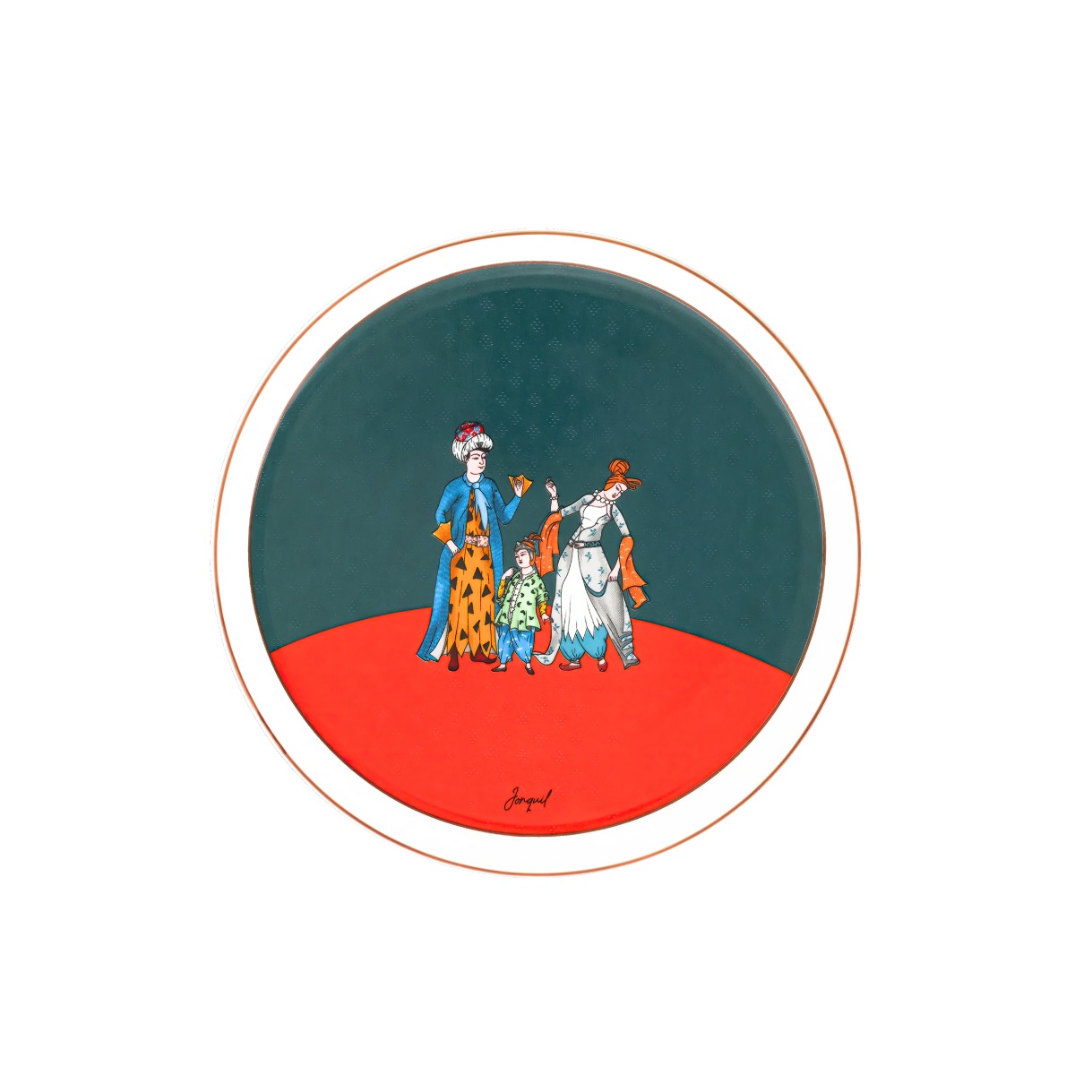 Porselen Pasta Tabağı / Porcelain Cake Plate