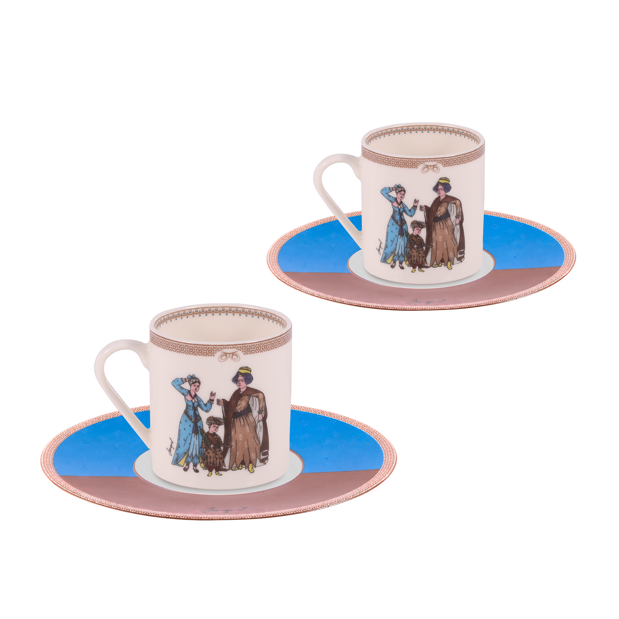 Porselen Kahve Fincanı Seti / Porcelain Coffee Cup Set