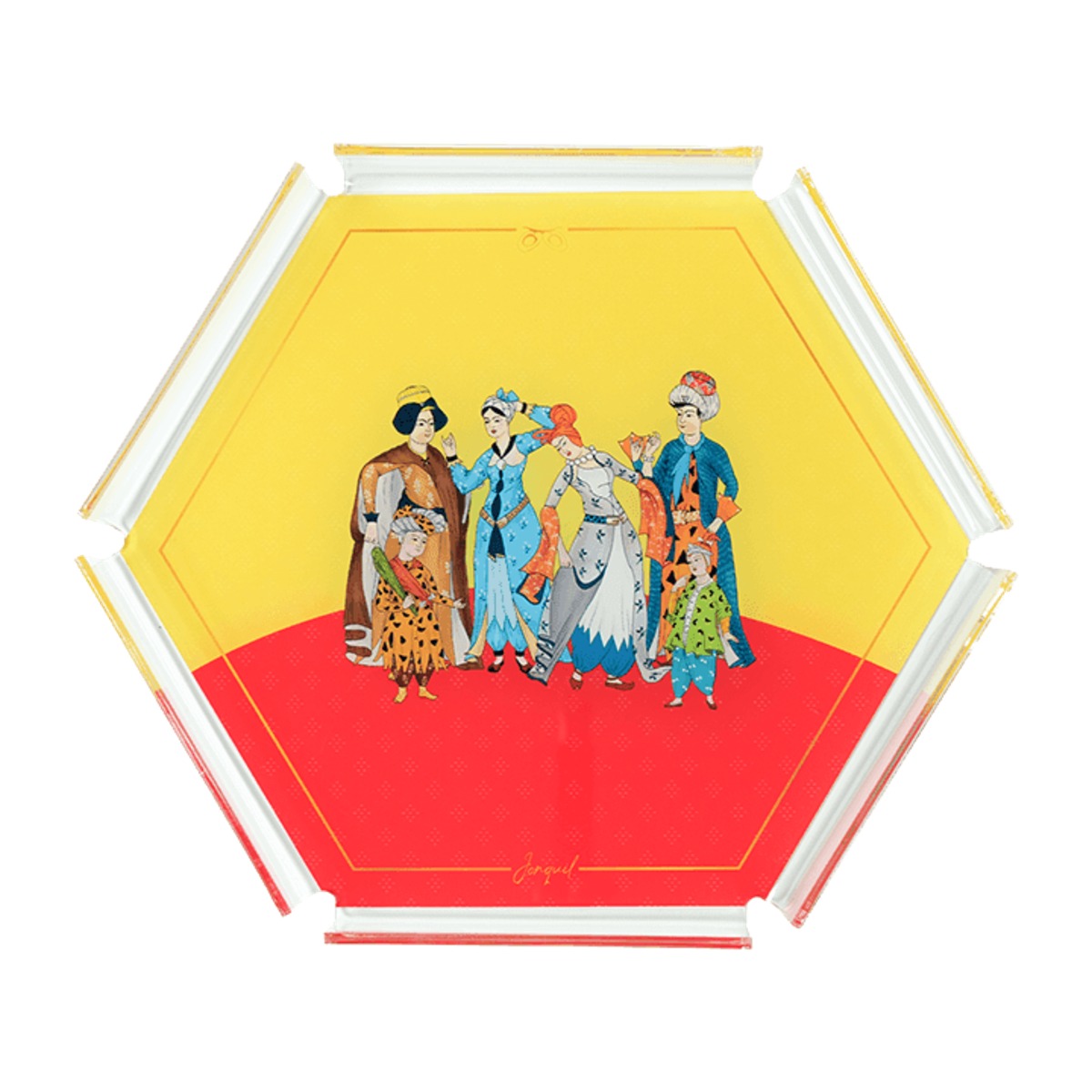 Akrilik Altıgen Tepsi / Acrylic Hexagon Tray